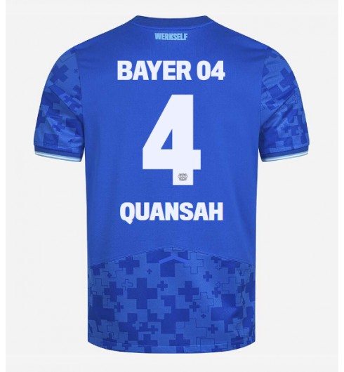 Bayer Leverkusen Jarell Quansah #4 Alternativní Dres 2025-26 Krátký Rukáv Bayer Leverkusen Jarell Quansah #4 Alternativní Dres 2025-26 Krátký Rukáv